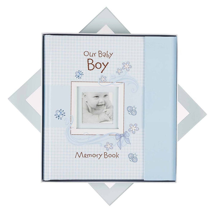 Memory Book Our Baby Boy Padded Hardcover - Premium Baby Gift from Christian Art Gifts - Just $34.95! Shop now at Pat's Monograms