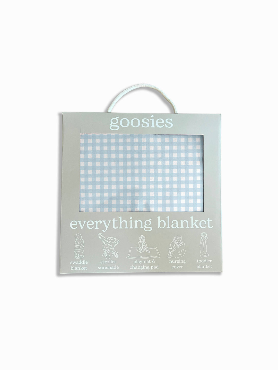 Blue Gingham-Everything Blanket - Premium Baby Blanket from Goosies - Just $34.95! Shop now at Pat's Monograms