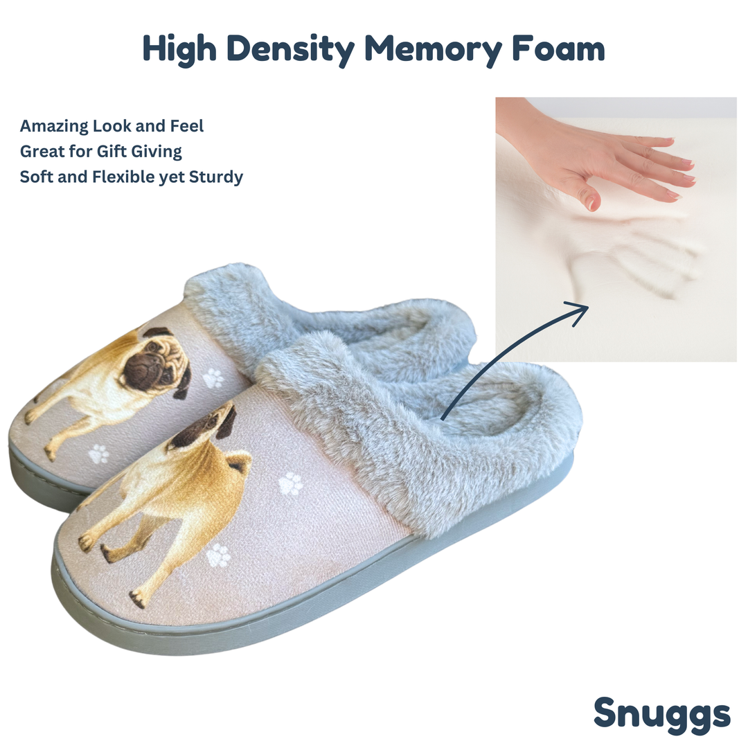 Pug Snuggs Slippers - Premium Slippers from E&S Pets - Just $24.95! Shop now at Pat's Monograms