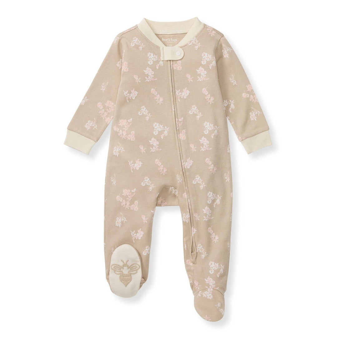 Whimsical Floral Organic Cotton Sleep & Play - Premium Baby & Toddler Outfits from Burt's Bees Baby - Just $14.95! Shop now at Pat's Monograms
