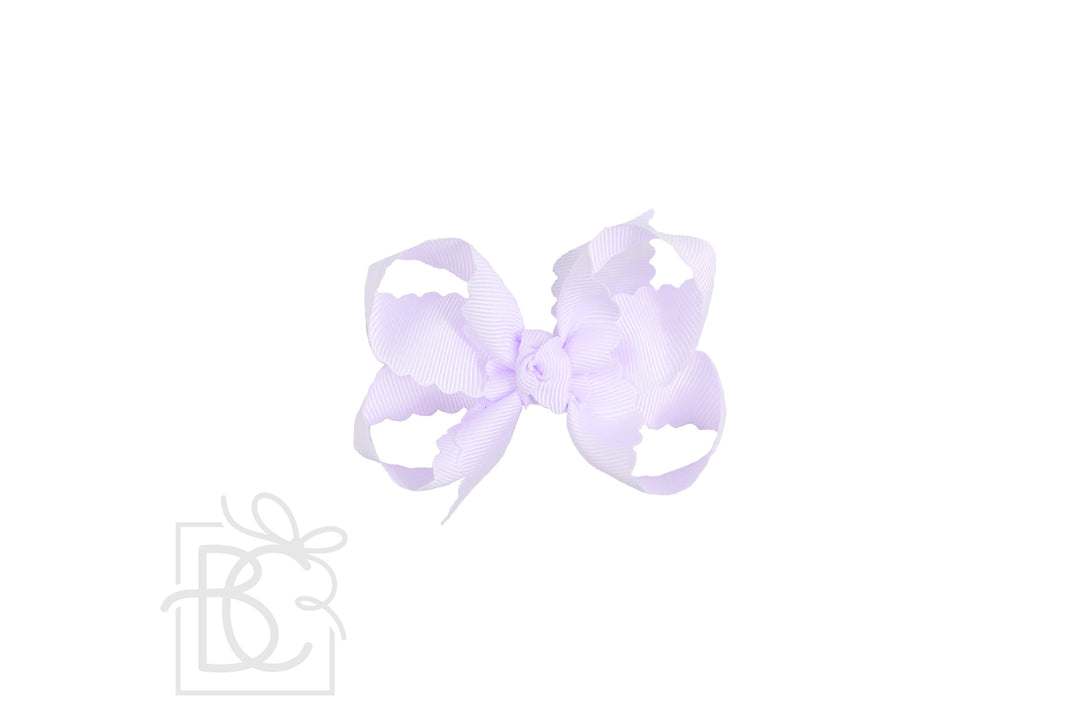 SCALLOPED EDGE BOW - Premium Hair Bows from Beyond Creations, LLC - Just $9.95! Shop now at Pat's Monograms