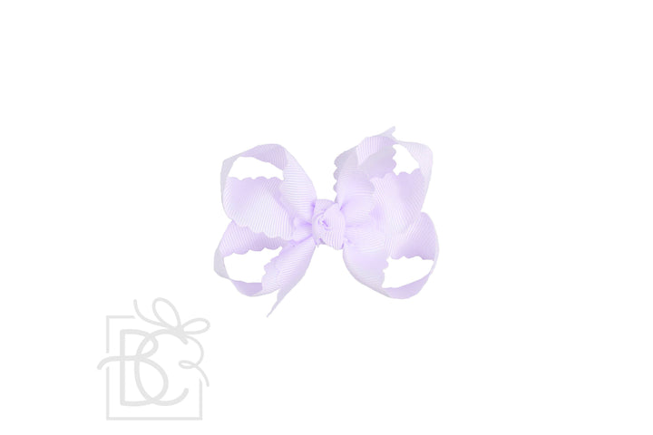 SCALLOPED EDGE BOW - Premium Hair Bows from Beyond Creations, LLC - Just $9.95! Shop now at Pat's Monograms