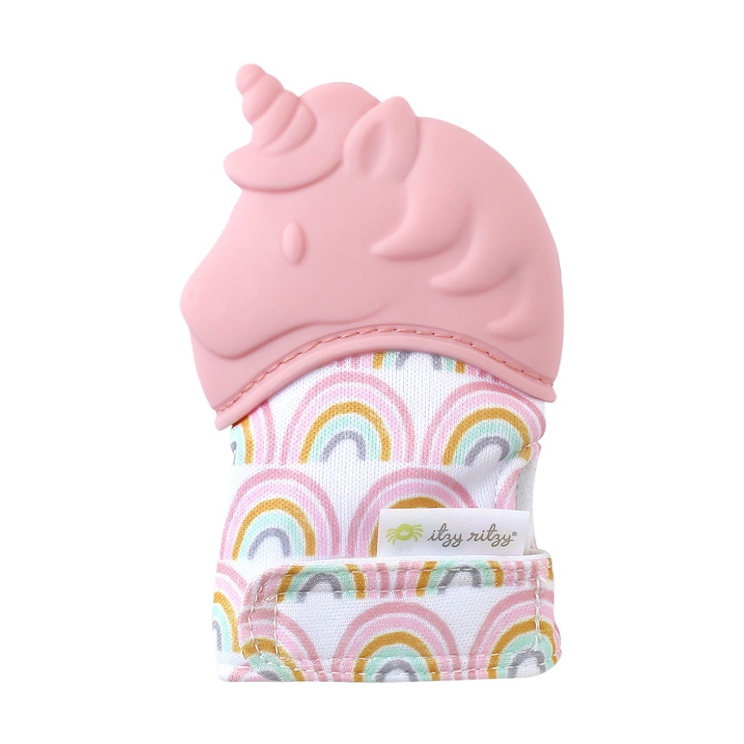 Itzy Mitt™ Silicone Teething Mitts: Highland Cow - Premium teethers from Itzy Ritzy - Just $9.95! Shop now at Pat's Monograms