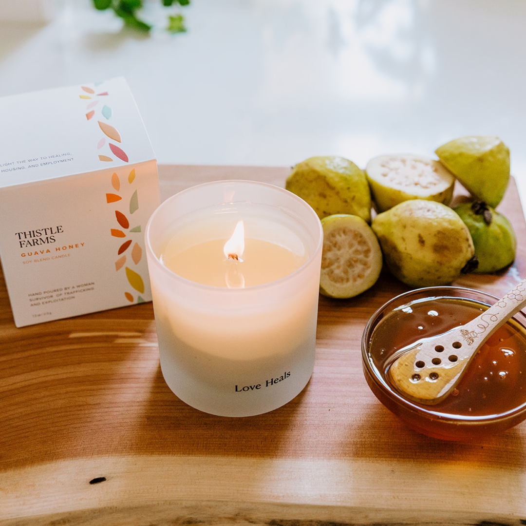 Guava Honey Soy Candle Love Heals Collection - Premium candles from Thistle Farms - Just $32! Shop now at Pat's Monograms