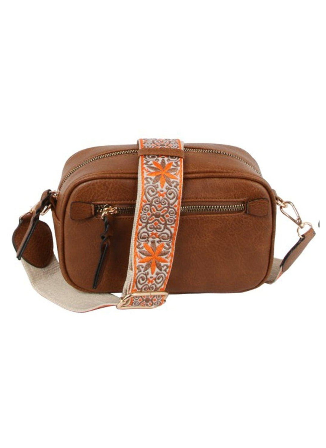Boho Guitar Strap Women's Crossbody Bag - Premium Bags and Totes from MiMi Wholesale - Just $29.87! Shop now at Pat's Monograms