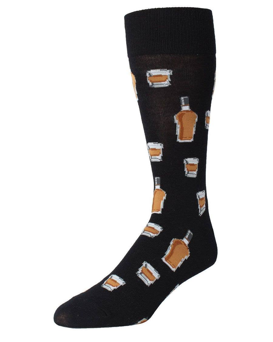 MeMoi Whiskey Bar Conversational Men's Socks - Premium socks from Infinity Classics International Inc. - Just $9.95! Shop now at Pat's Monograms