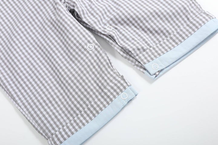 Light Gray Mallard Smocked Overalls - Premium Baby & Toddler Outfits from Lil Cactus - Just $38.95! Shop now at Pat's Monograms