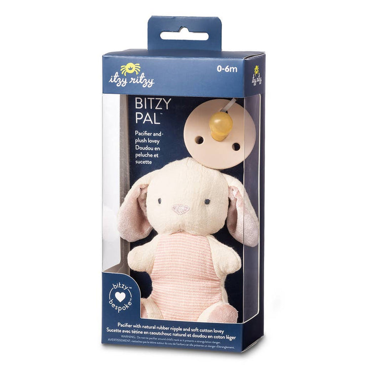 Bitzy Pal Natural Rubber Pacifier & Plush - Premium  from Itzy Ritzy - Just $14.95! Shop now at Pat's Monograms
