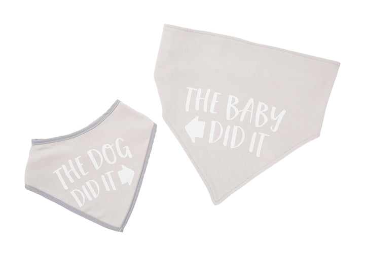 Baby And Pet Bib Set - Premium Baby Gift Sets from Pearhead - Just $12.95! Shop now at Pat's Monograms