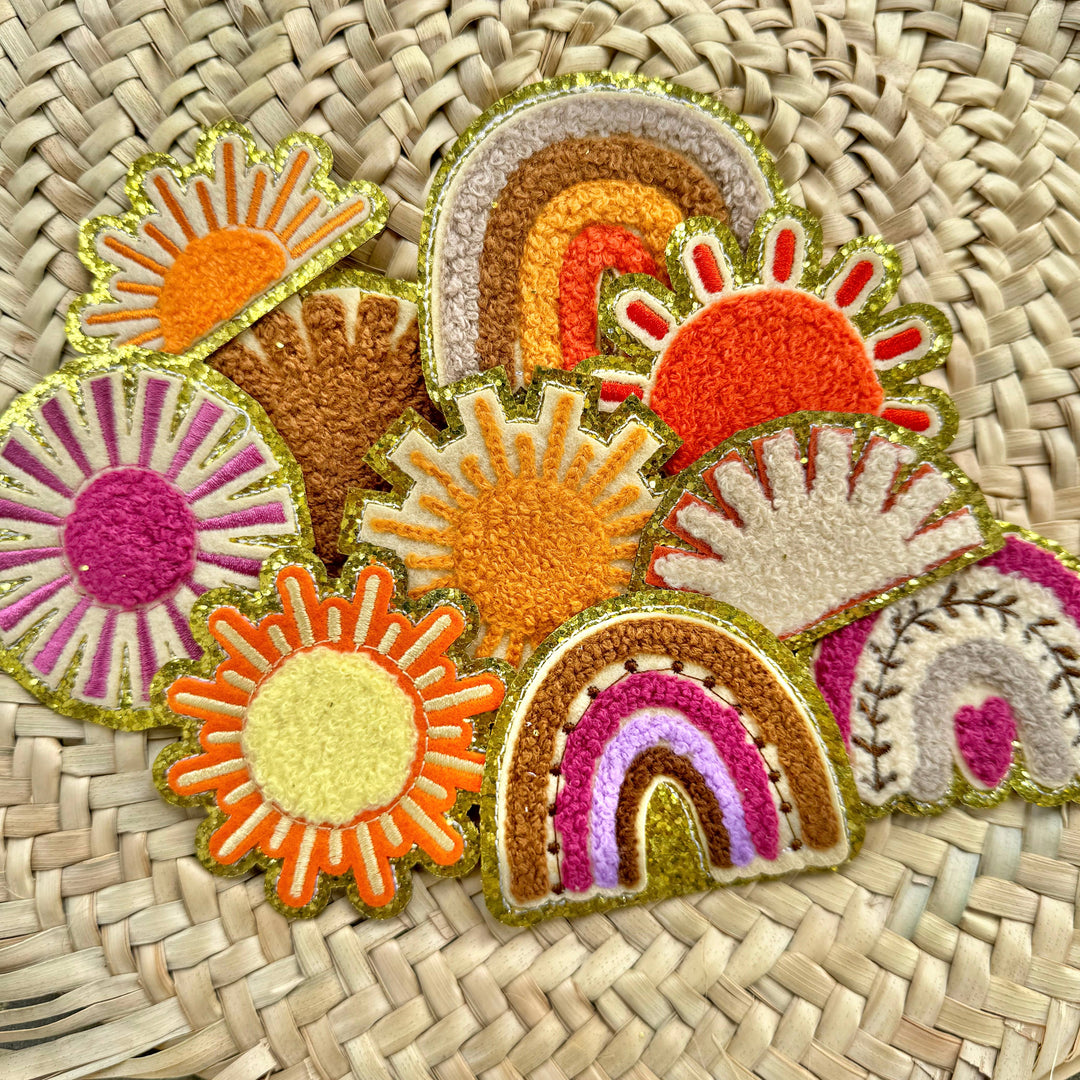 Boho Sun Chenille Patches - Premium  from Peak Tide - Just $6! Shop now at Pat's Monograms