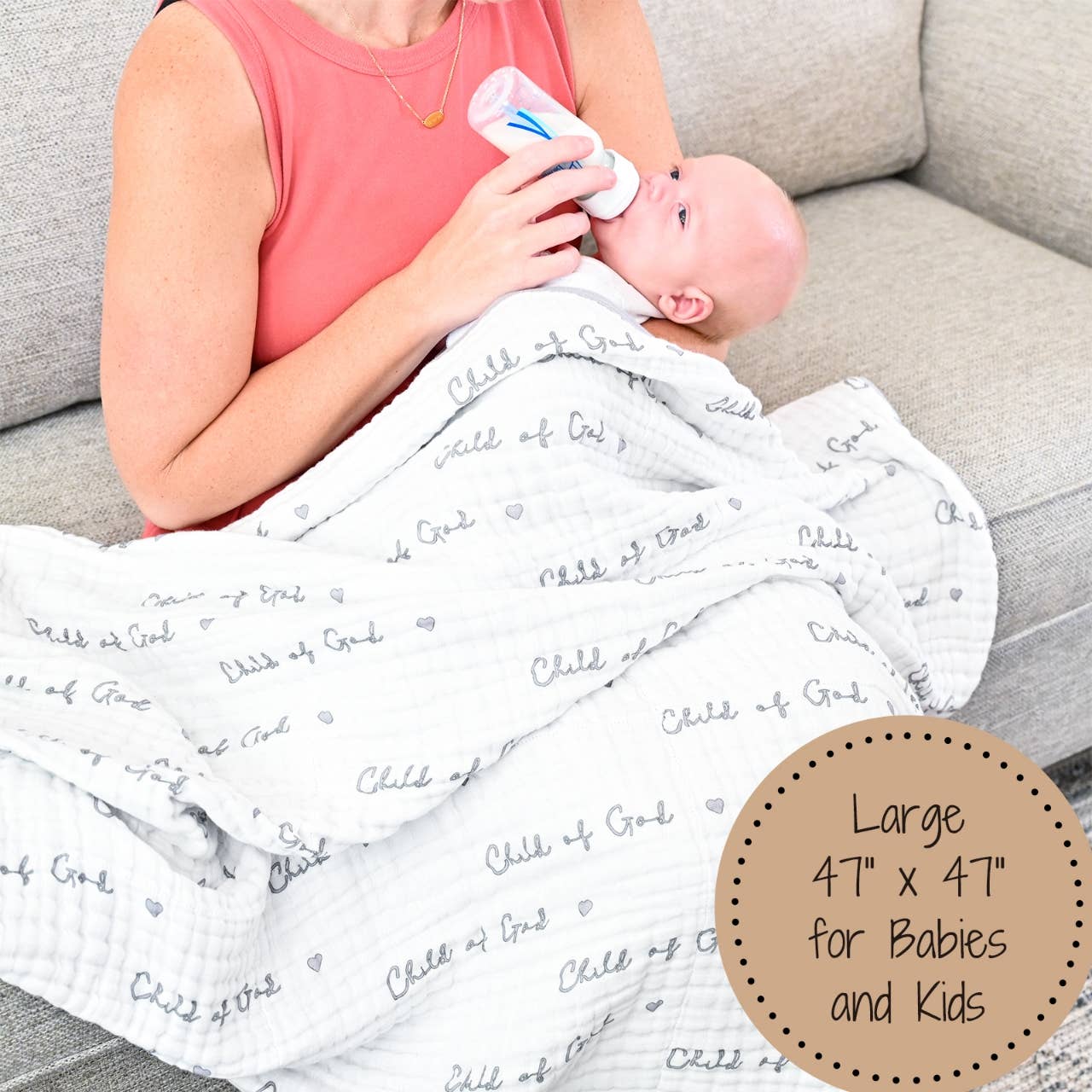 Child Of God Baby Toddler Quilt - Premium Baby Blanket from LollyBanks - Just $34.95! Shop now at Pat's Monograms