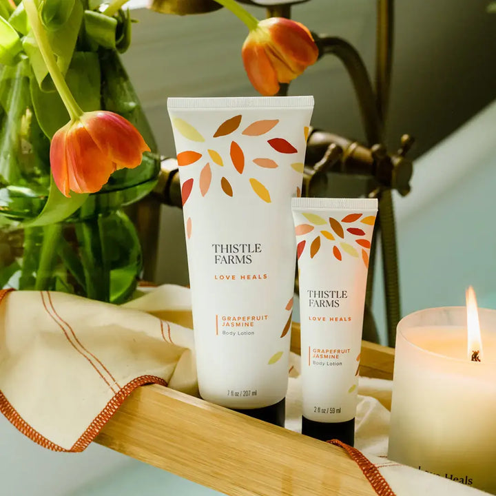 Grapefruit Jasmine Body Lotion Mini 2 oz | Moringa & Coconut - Premium lotion from Thistle Farms - Just $10! Shop now at Pat's Monograms