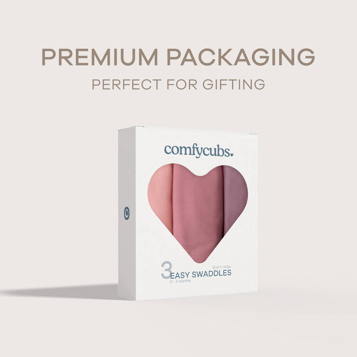 Baby Easy Swaddle Blankets - Premium Swaddle from Comfy Cubs - Just $19.95! Shop now at Pat's Monograms