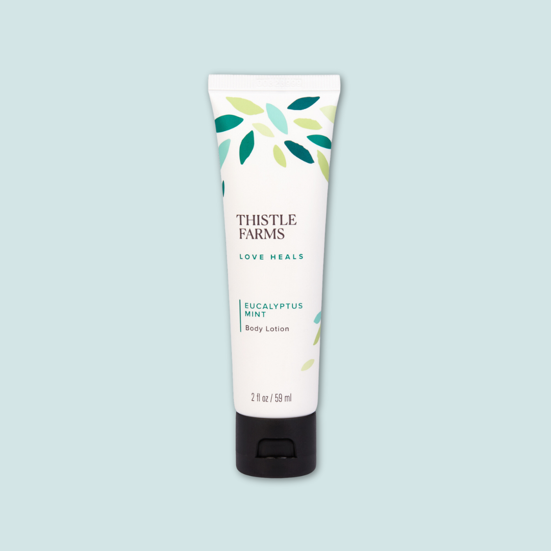 Eucalyptus Mint Body Lotion Mini 2 oz | Moringa & Coconut Oil - Premium skin care from Thistle Farms - Just $10! Shop now at Pat's Monograms