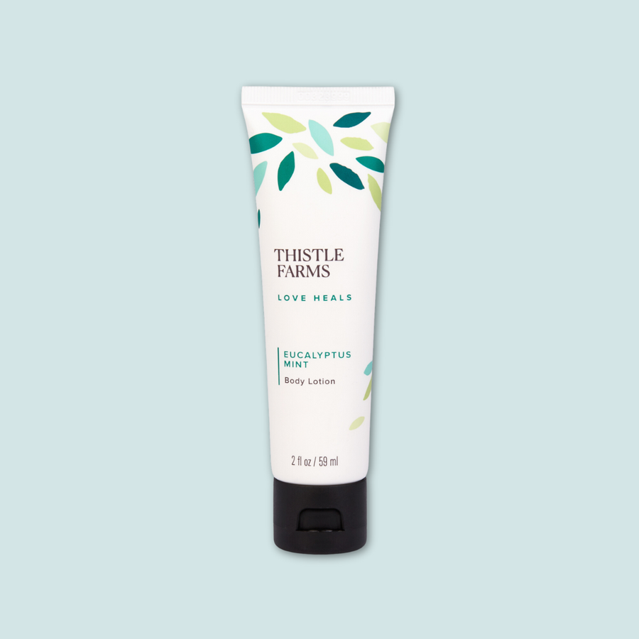 Eucalyptus Mint Body Lotion Mini 2 oz | Moringa & Coconut Oil - Premium skin care from Thistle Farms - Just $10! Shop now at Pat's Monograms