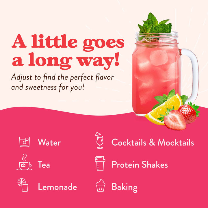Strawberry Pink Lemonade Syrup Concentrate - Premium drink mix from Jordan's Skinny Mixes - Just $9.59! Shop now at Pat's Monograms