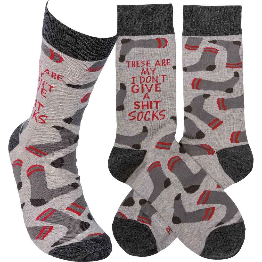 These Are My Don't Give A Shit Socks - Premium socks from Primitives by Kathy - Just $10.95! Shop now at Pat's Monograms