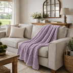 Textured Waffle Large Throw Blanket - 60"x80" - Premium blanket from Fennco Styles - Just $38! Shop now at Pat's Monograms