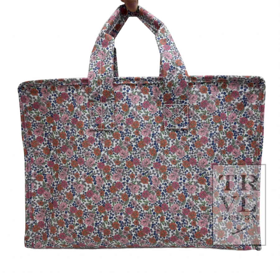 Overnight Tote - Garden Floral - Premium Bags and Totes from TRVL Design - Just $45.95! Shop now at Pat's Monograms