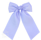 Matte Satin Longtail Hair Bow with Euro Knot - Premium Hairbows from Beyond Creations, LLC - Just $19.95! Shop now at Pat's Monograms
