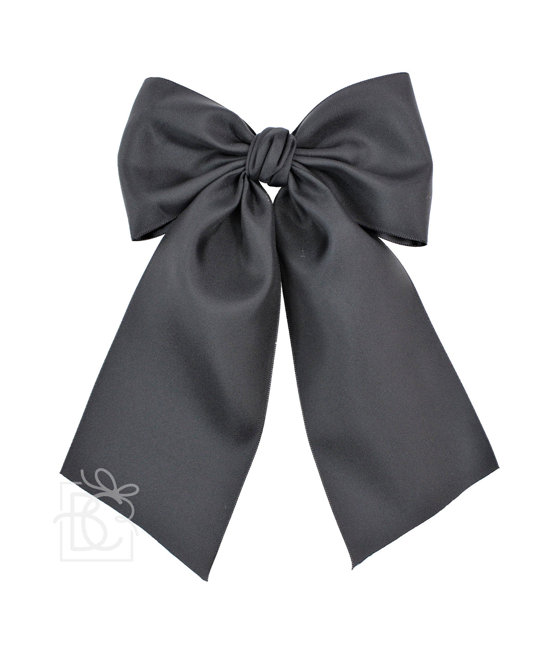 Matte Satin Longtail Hair Bow with Euro Knot - Premium Hairbows from Beyond Creations, LLC - Just $19.95! Shop now at Pat's Monograms