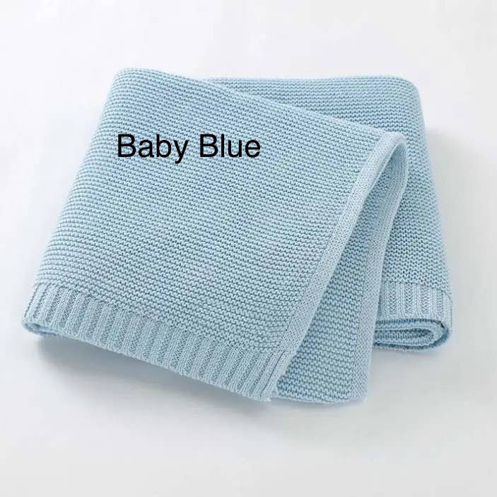 Knitted 100% Cotton Nap Time Blanket - Premium Baby Gift from Zsa Zsa & LoLLi - Just $32.95! Shop now at Pat's Monograms