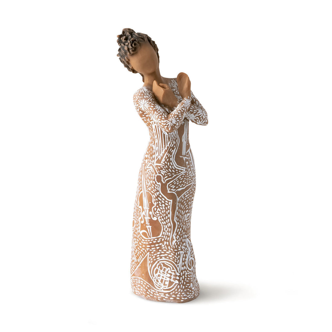 Music Speaks (darker skin) - Premium Figurines from Willow Tree - Just $54.95! Shop now at Pat's Monograms