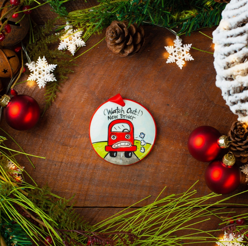 New Driver Christmas Ornament - Premium  from Nola Watkins - Just $24.95! Shop now at Pat's Monograms