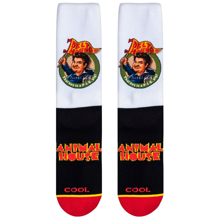 Animal House - Delta House Socks - Premium Socks from Cool Socks - Just $9.95! Shop now at Pat's Monograms