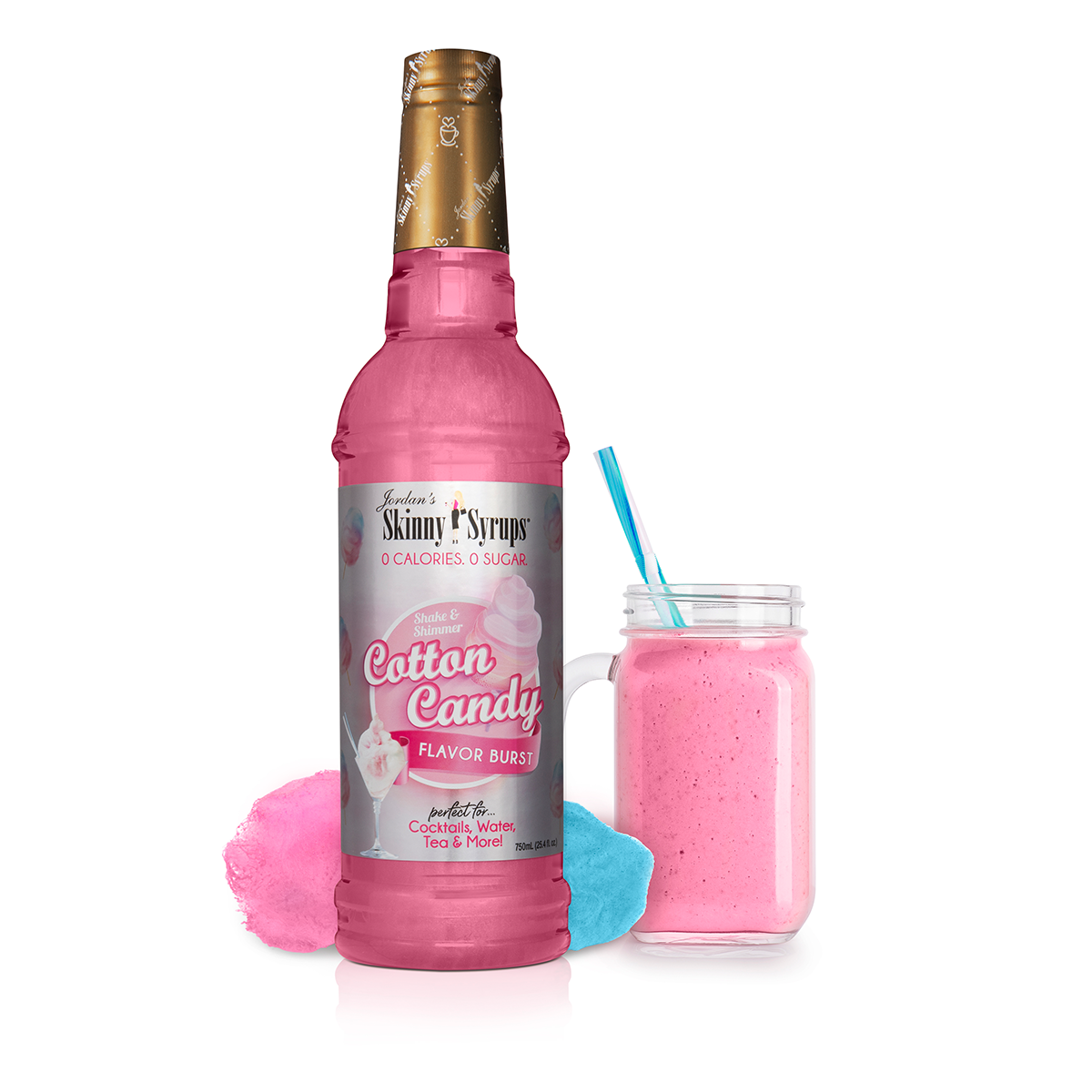 Sugar Free Cotton Candy Syrup - Premium  from Jordan's Skinny Mixes - Just $9.59! Shop now at Pat's Monograms