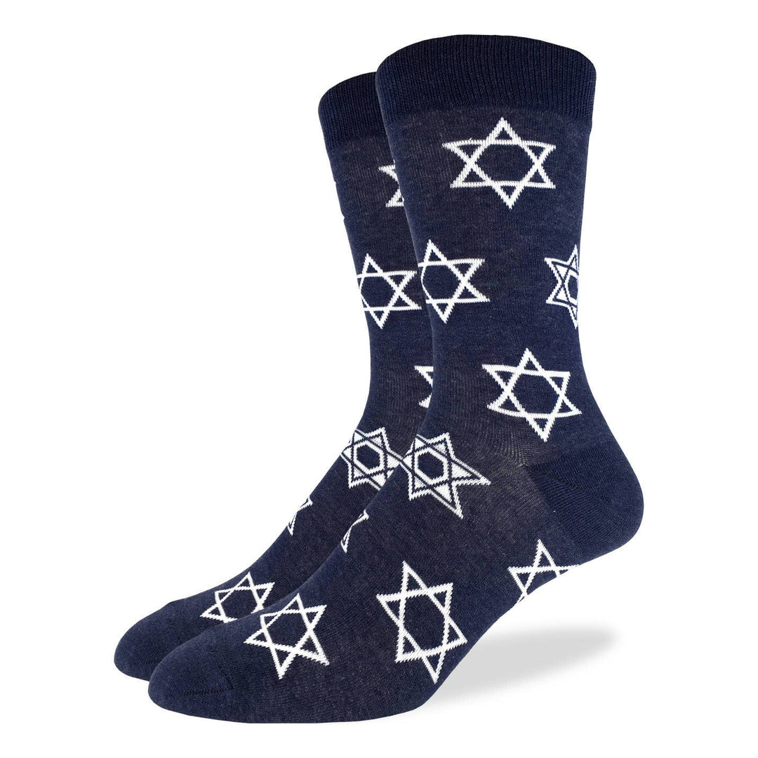 Men's Star of David Socks - Premium Socks from Good Luck Sock - Just $11.0! Shop now at Pat's Monograms