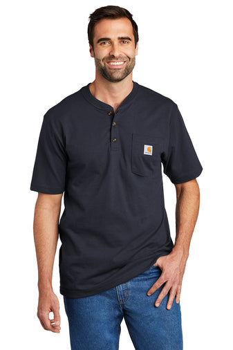 Carhartt® Short Sleeve Henley T-Shirt - Premium Workwear from Carhartt - Just $34.0! Shop now at Pat's Monograms