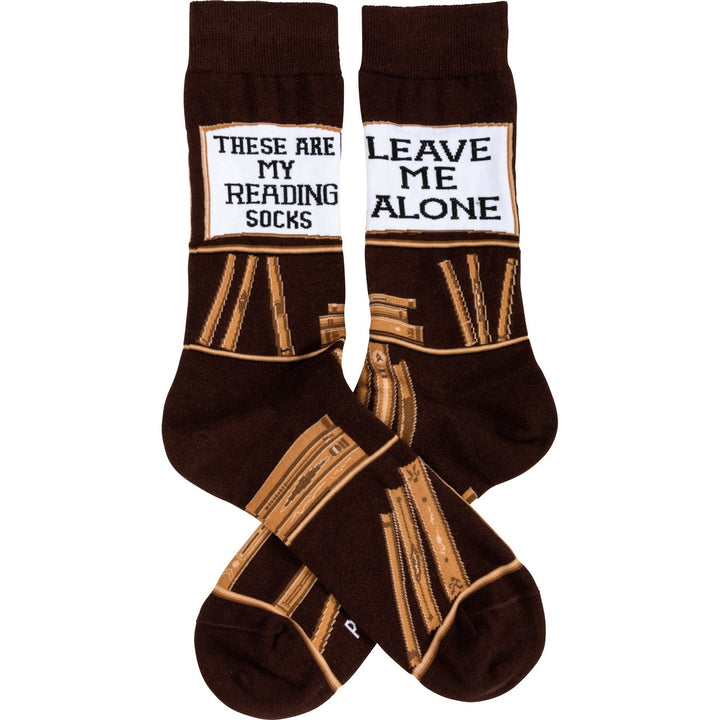 These Are My Reading Socks - Premium Socks from Primitives by Kathy - Just $10.95! Shop now at Pat's Monograms