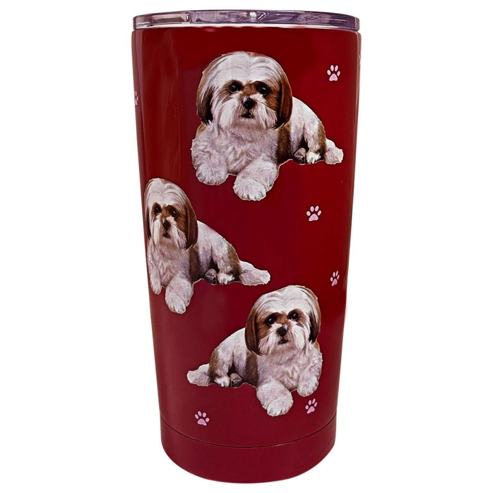 Shih Tzu SERENGETI Ultimate 3D Tumbler - Stainless Steel - Premium Tumblers from E&S Pets - Just $27.95! Shop now at Pat's Monograms