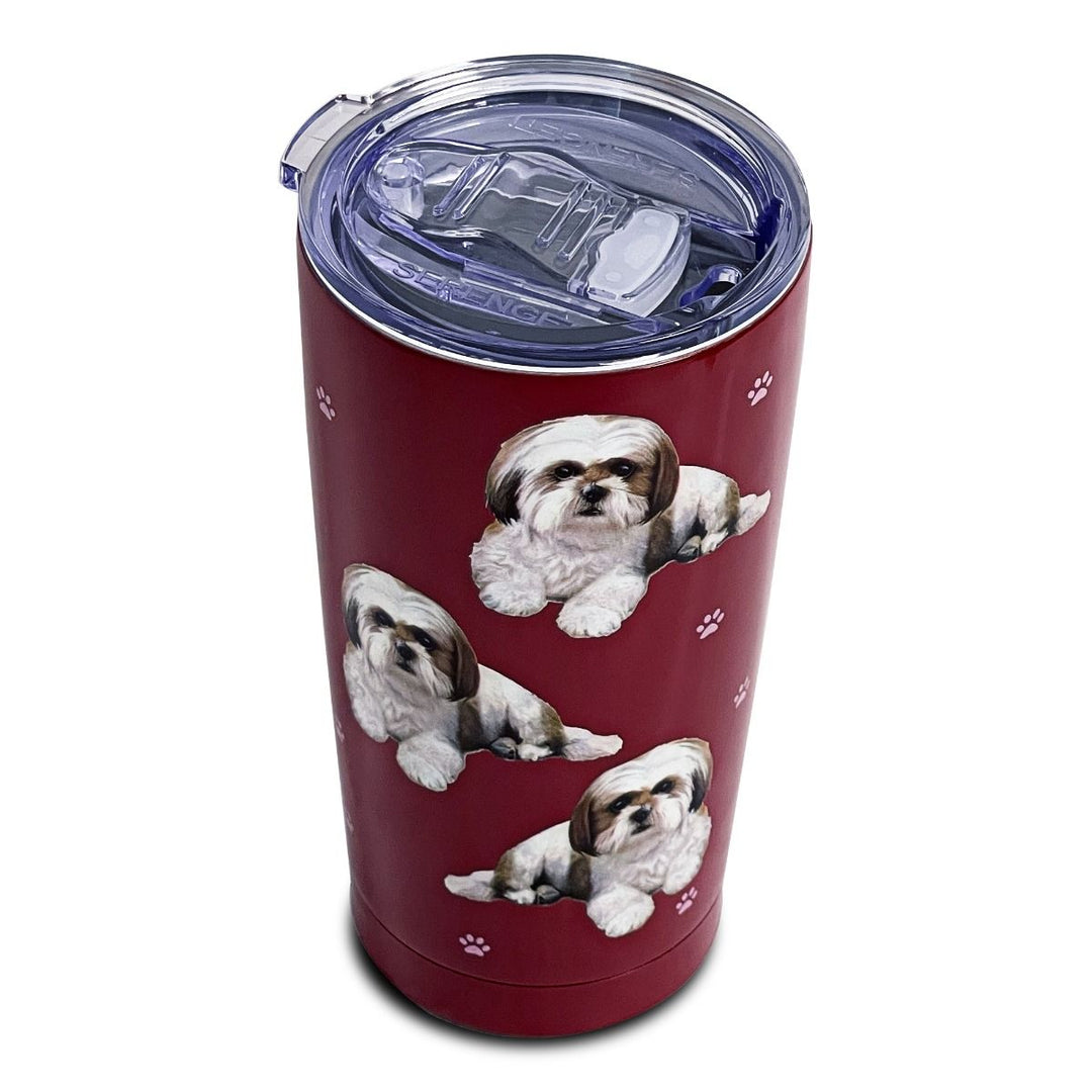 Shih Tzu SERENGETI Ultimate 3D Tumbler - Stainless Steel - Premium Tumblers from E&S Pets - Just $27.95! Shop now at Pat's Monograms