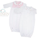Paty Longsleeve Esther Gown - Premium Infant Wear from Paty INC. - Just $50.00! Shop now at Pat's Monograms