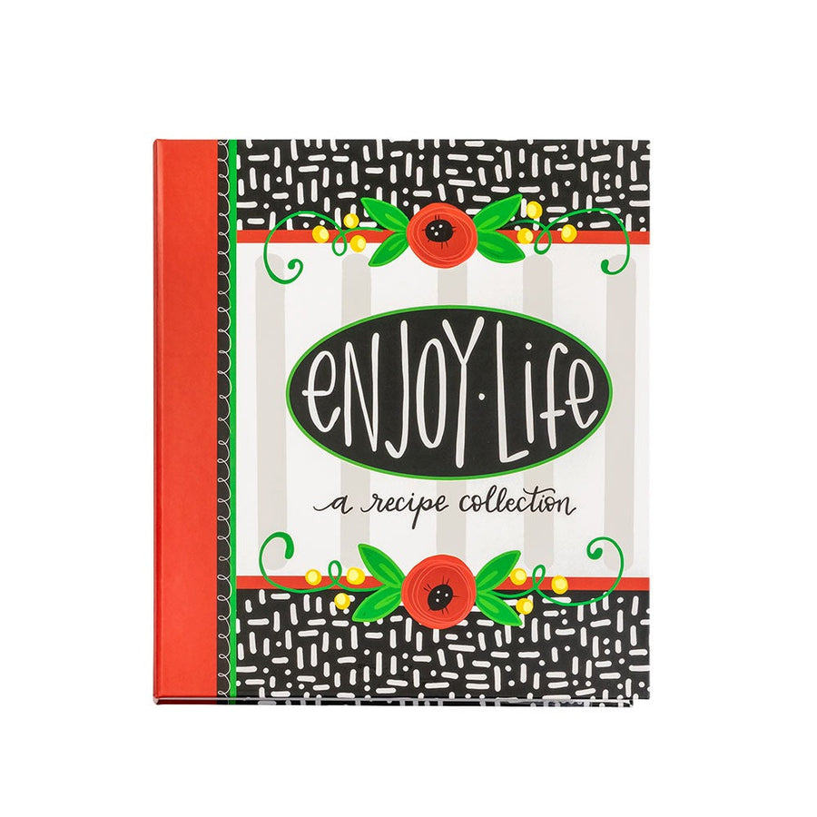 ENJOY LIFE RECIPE BINDER - Premium Recipe Card Boxes from Shannon Roads Gifts - Just $28.95! Shop now at Pat's Monograms