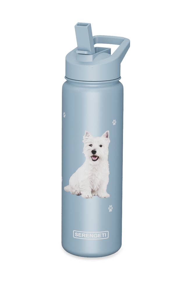 WESTIE   Stainless Steel Water Bottle 24 Oz. SERENGETI - Premium  from E&S Pets - Just $29.99! Shop now at Pat's Monograms