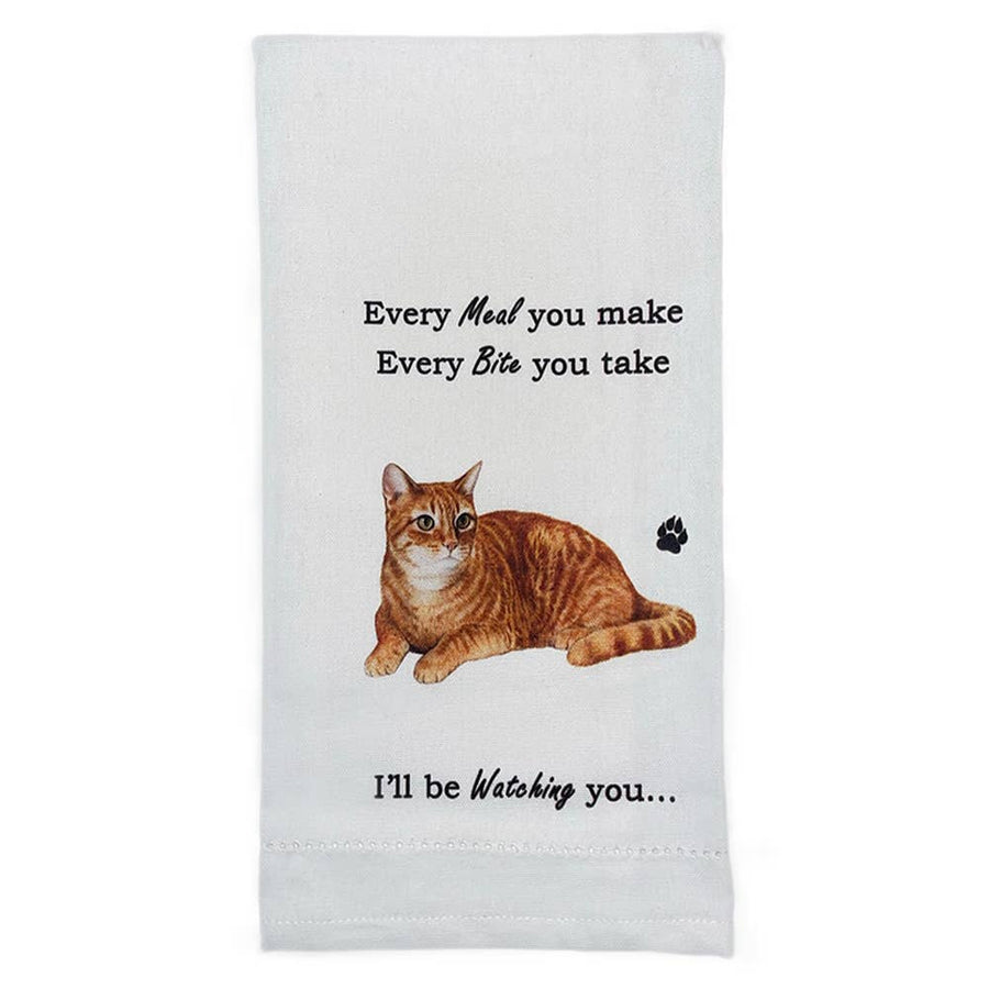 Orange Tabby Cat Kitchen Towel - Premium  from E&S Pets - Just $9.95! Shop now at Pat's Monograms