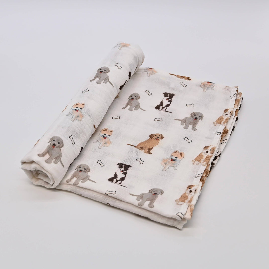 Woof Woof Swaddle - Premium  from LollyBanks - Just $19.95! Shop now at Pat's Monograms