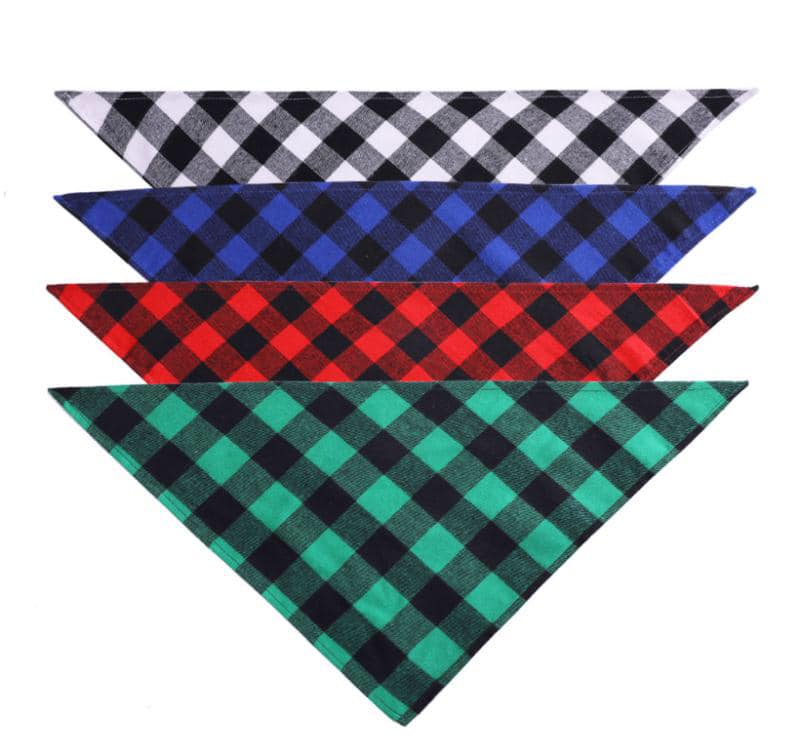 Buffalo Plaid Dog Bandana - Premium Dog Bandana from Pat's Monograms - Just $12.00! Shop now at Pat's Monograms