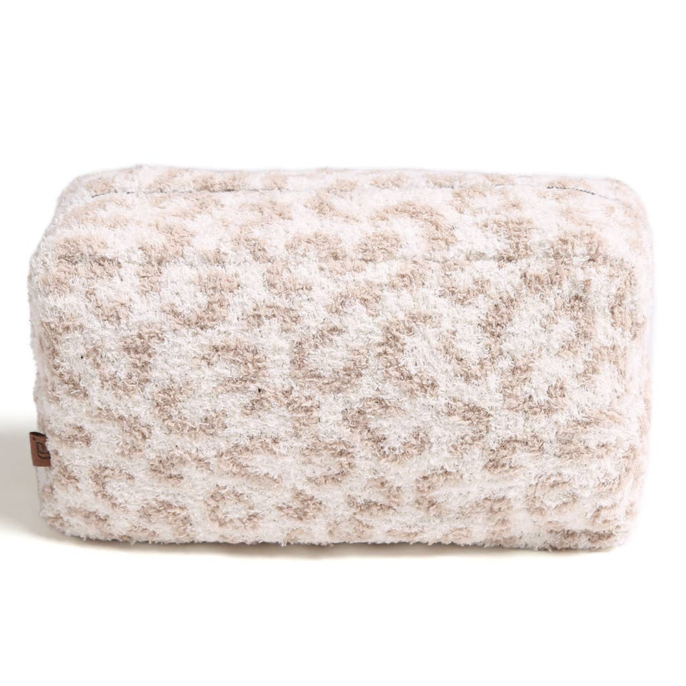 Large Leopard Print Luxury Soft Travel Pouch - Premium Cosmetic Bag from Fashion City - Just $19.95! Shop now at Pat's Monograms