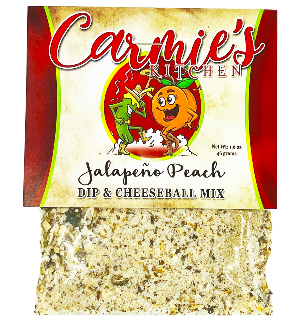 Jalapeno Peach Dip Mix - Premium Dips & Spreads from Carmie's Kitchen - Just $5! Shop now at Pat's Monograms