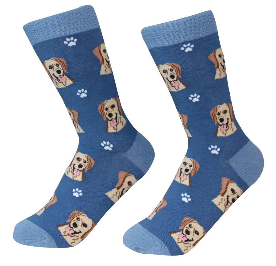 Yellow Labrador Dog Socks - Premium Socks from Sock Daddy - Just $9.95! Shop now at Pat's Monograms
