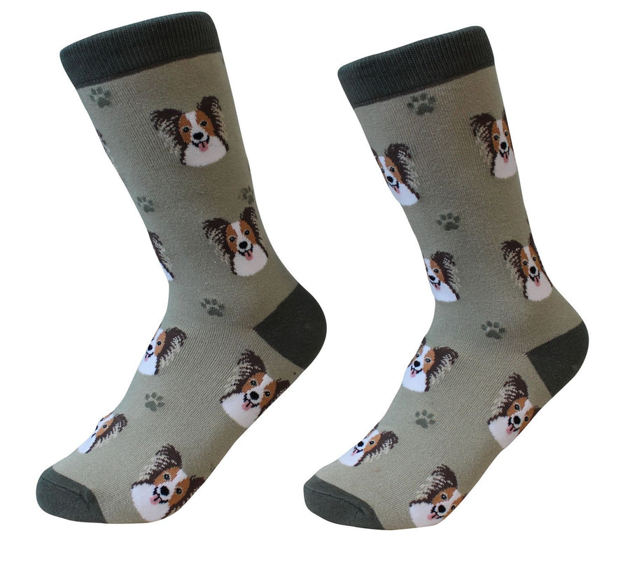 Papillon Dog Socks - Premium Socks from Sock Daddy - Just $9.95! Shop now at Pat's Monograms
