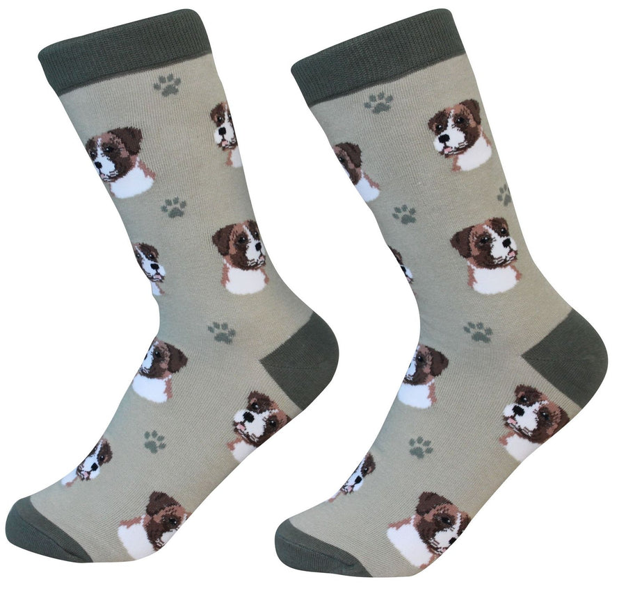 Boxer Dog Socks - Premium Socks from Sock Daddy - Just $9.95! Shop now at Pat's Monograms