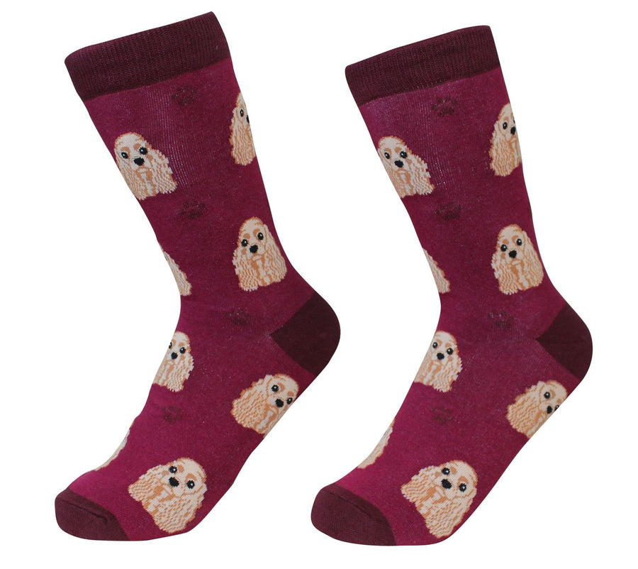 Cocker Spaniel Socks - Premium Socks from Sock Daddy - Just $9.95! Shop now at Pat's Monograms