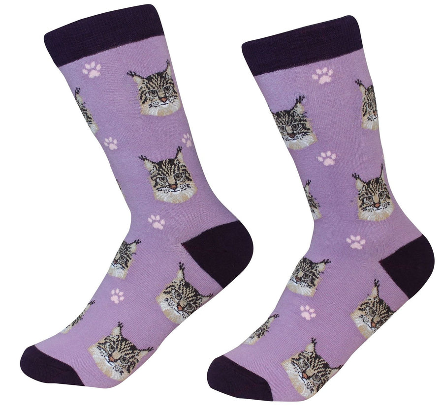 Maine Coon Cat Socks - Premium Socks from Sock Daddy - Just $9.95! Shop now at Pat's Monograms