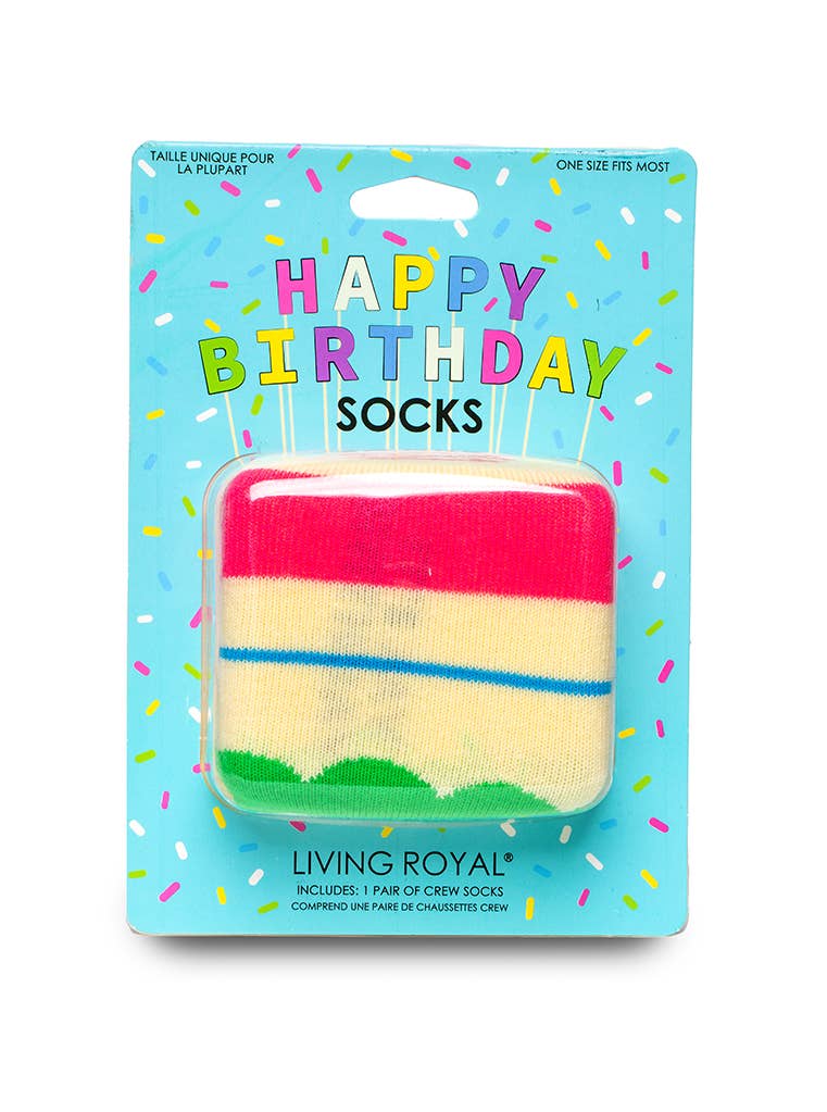 Birthday 3D Socks - Premium Socks from Living Royal - Just $9.99! Shop now at Pat's Monograms