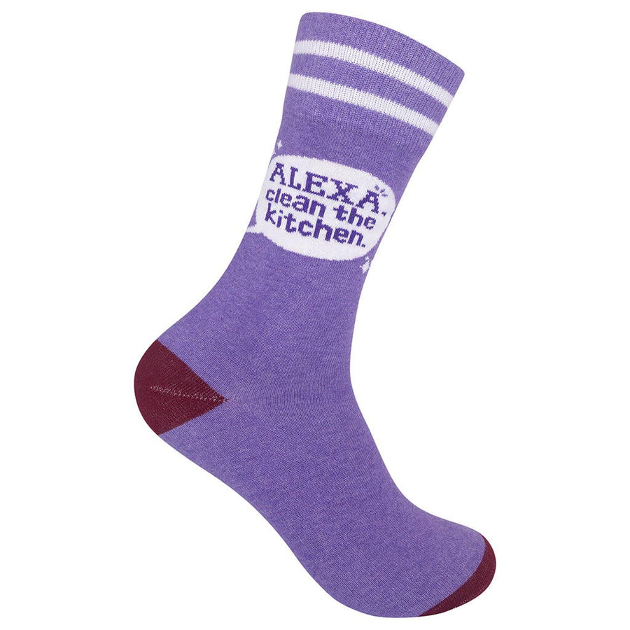 Alexa, Clean the Kitchen Socks - Premium Socks from Funatic - Just $11.95! Shop now at Pat's Monograms